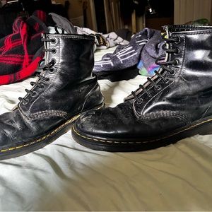 Dr. Martens Black 1460 Leather Boots